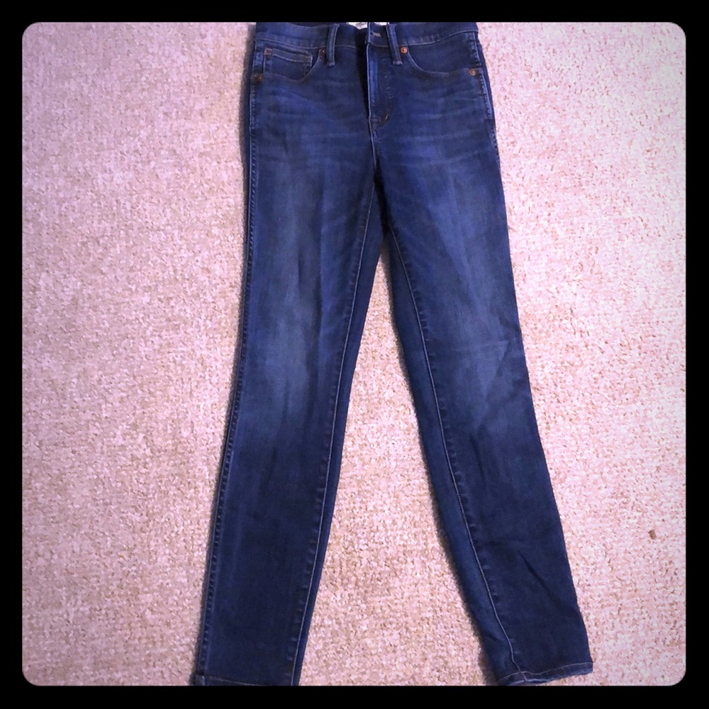 Madewell 10-inch high rise skinny jean